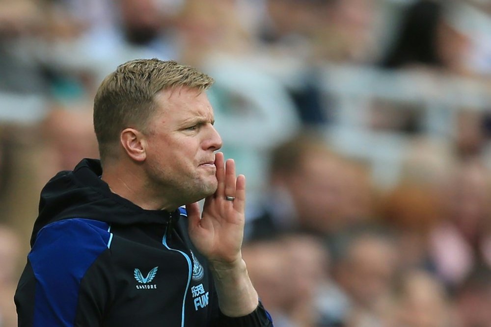 Eddie Howe's Newcastle began the Premier League season with three points. AFP