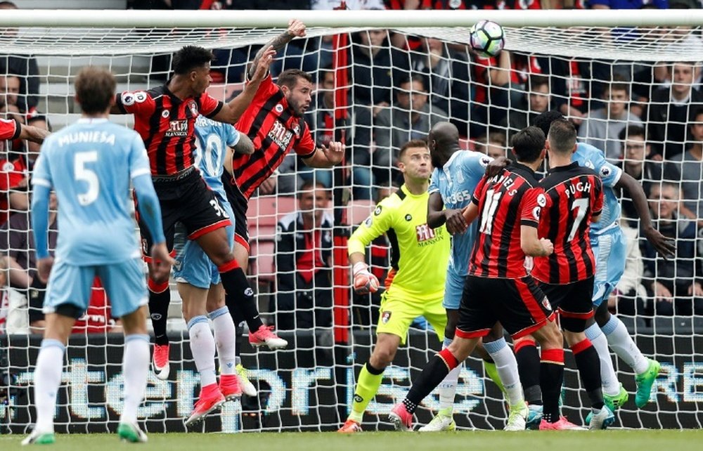 El Bournemouth perdió por 0-2 ante el Watford. AFP/Archivo