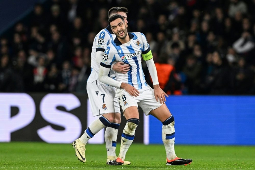 Merino and Zubimendi are on the verge of a Premier League move. AFP
