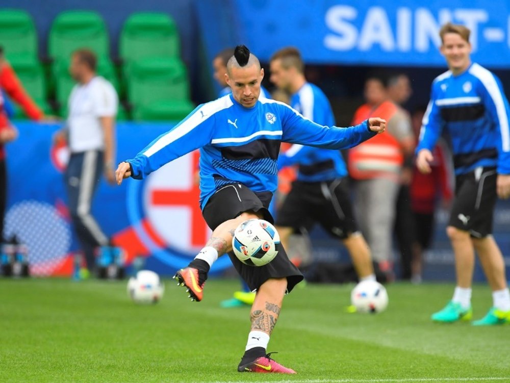 Marek Hamsik in training for Slovakia. BeSoccer