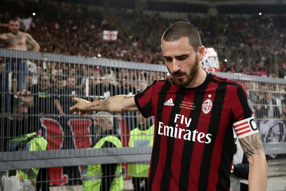 O Milan foi punido pela UEFA. AFP