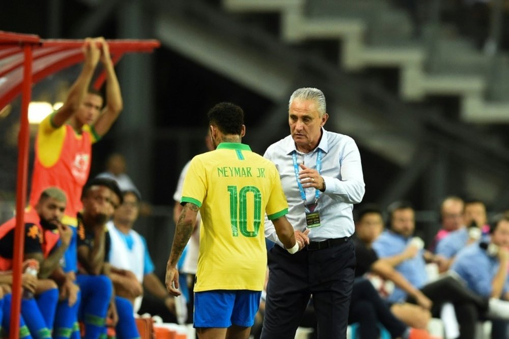 Primer parte médico de Neymar. AFP