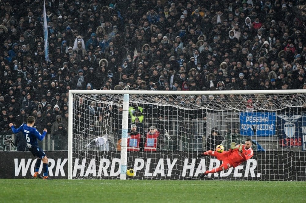Donnarumma was pivotal for Milan in penalty shoot-out. AFP