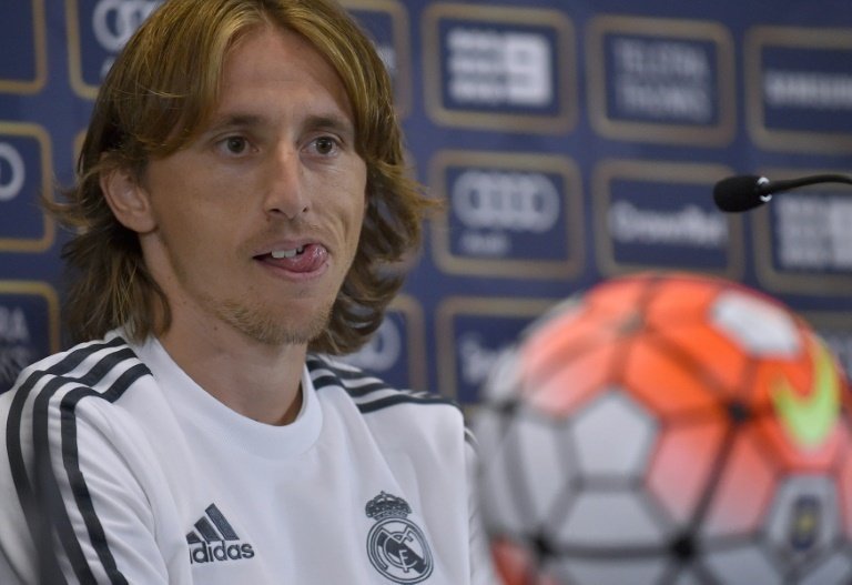 Modric se relame imaginando repetir la celebración de 2014. AFP