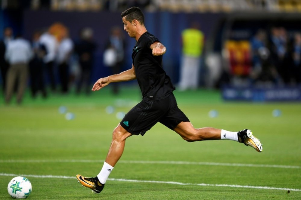 Cristiano Ronaldo aime sa position. AFP