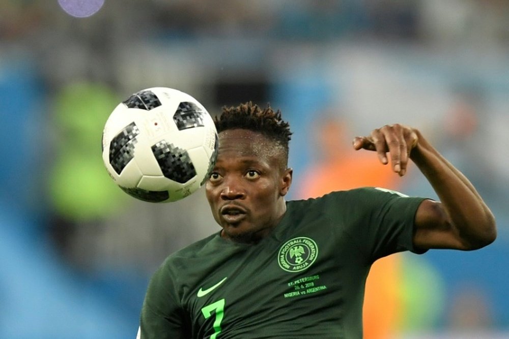 Ahmed Musa features in this list of the 10 most capped Nigeria players of all time. AFP
