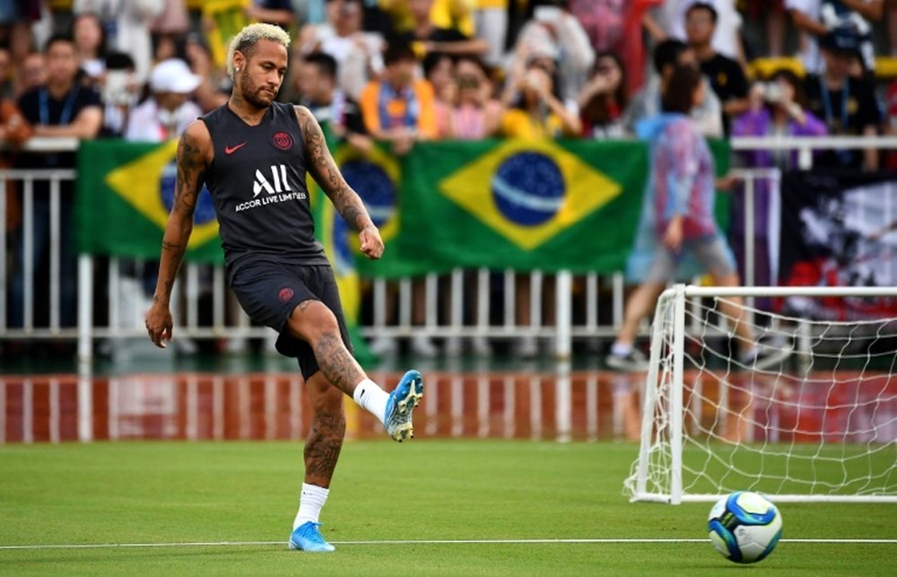 Neymar will not play in PSG's home game with Toulouse. AFP