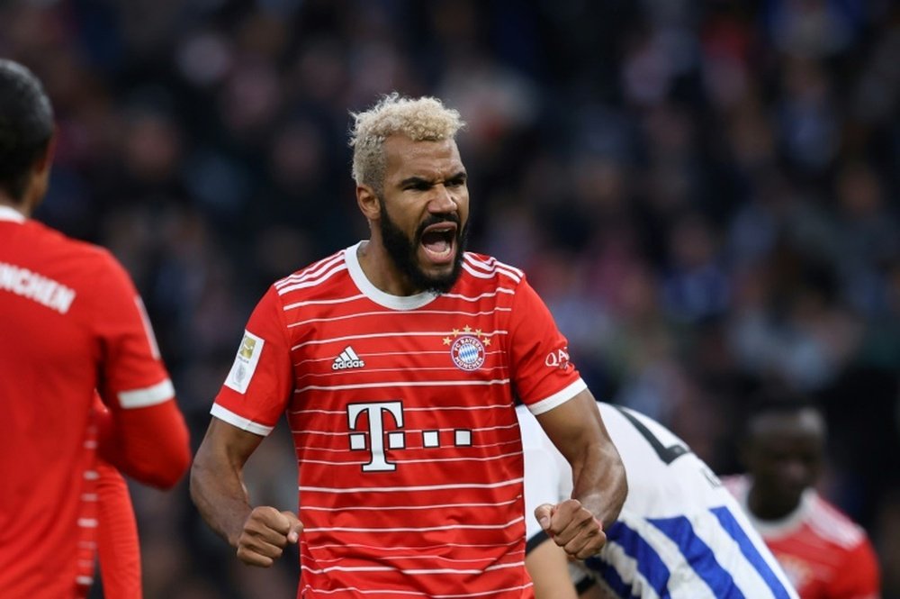 Choupo-Moting has scored eleven goals and provided three assists this season. AFP