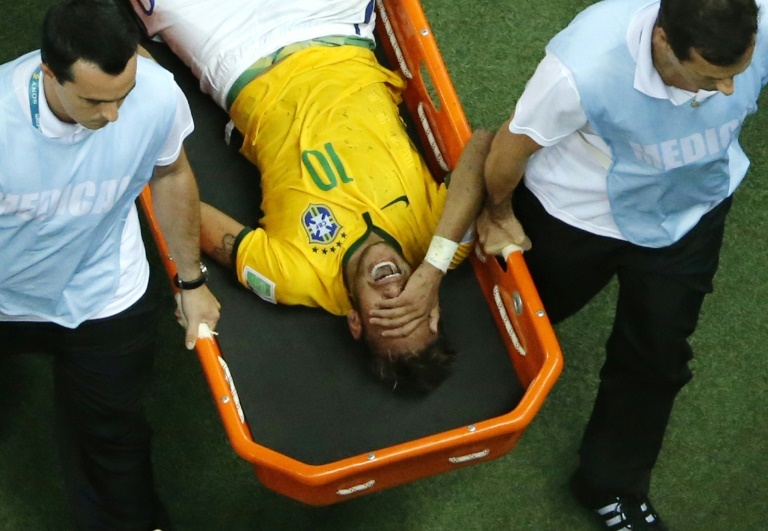 Neymar lesión 2014
