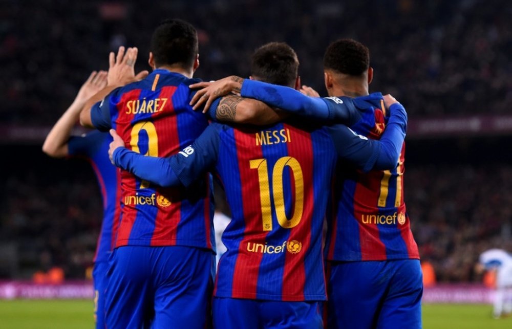 Barcelona, the Copa del Rey Cup holders are yet to taste victory this year. AFP