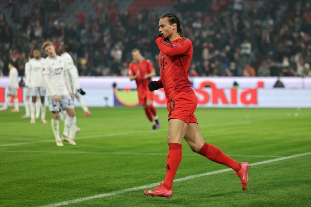 Sané is determined to stay at Bayern. AFP