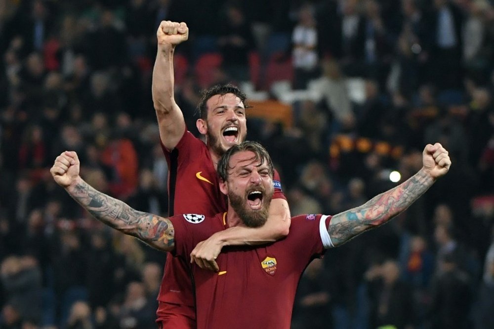 La Roma sueña con alcanzar la final de Champions. AFP
