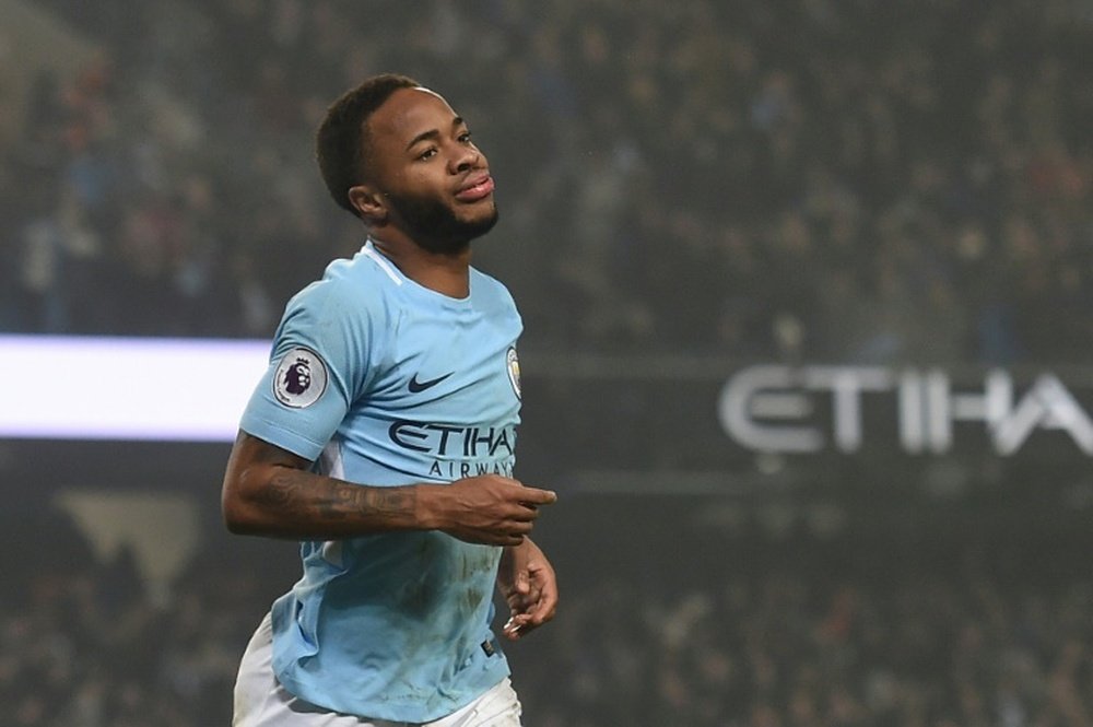 Sterling's first-half goal was enough for City to beat Newcastle. AFP