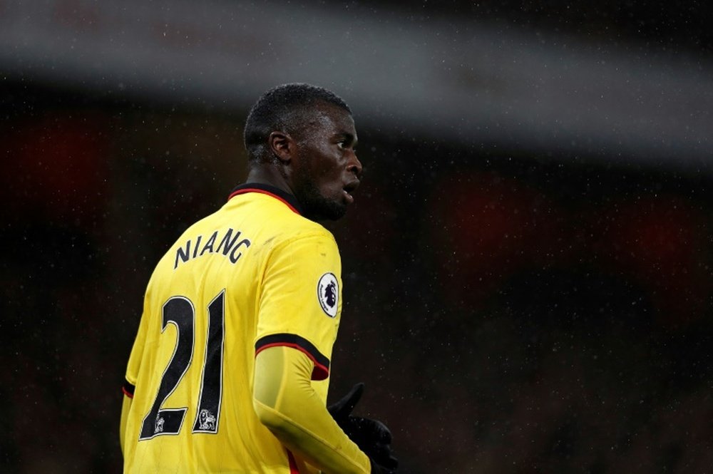 Niang ne veut pas continuer avec Watford. AFP