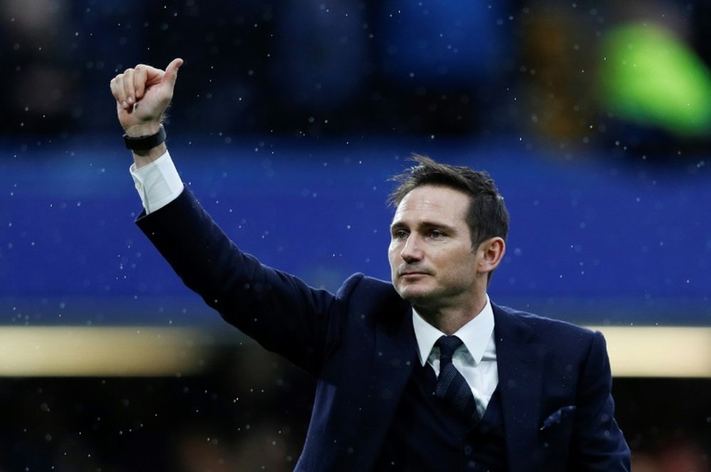 Lampard is embarking on a managerial career. AFP