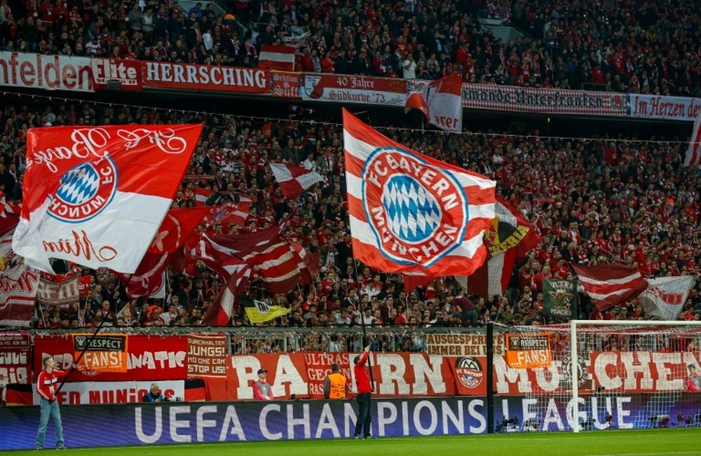 Bayern fans will not be allowed into the Emirates Stadium for the UCL match. AFP