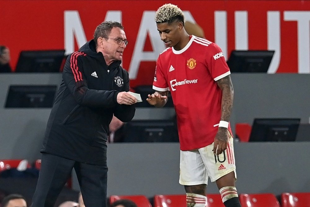 El United, fuera de la FA Cup. AFP/Archivo