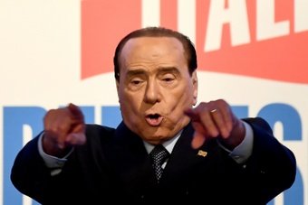 Berlusconi es el presidente del Monza. AFP