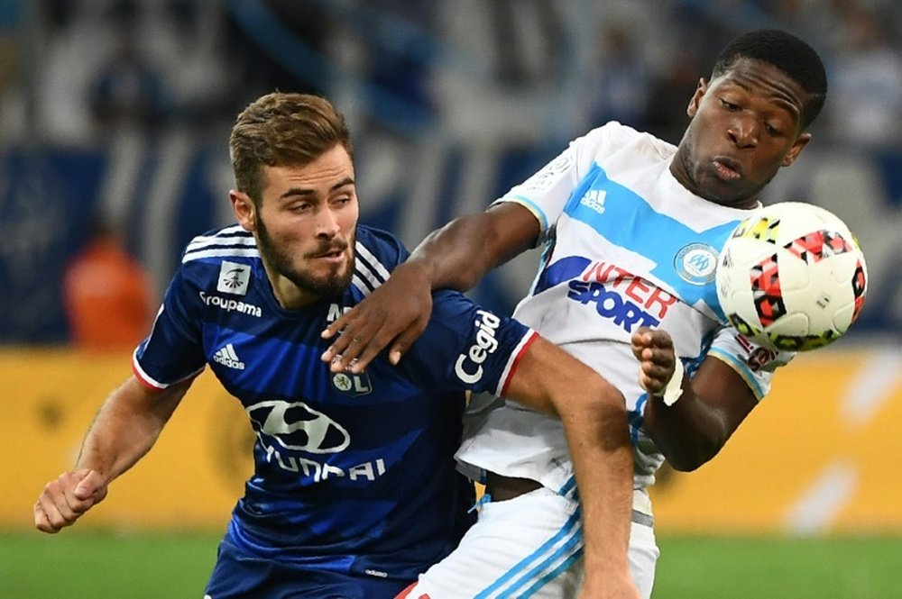 El Lyon no pudo pasar del empate a cero en el duelo ante el Marsella. AFP