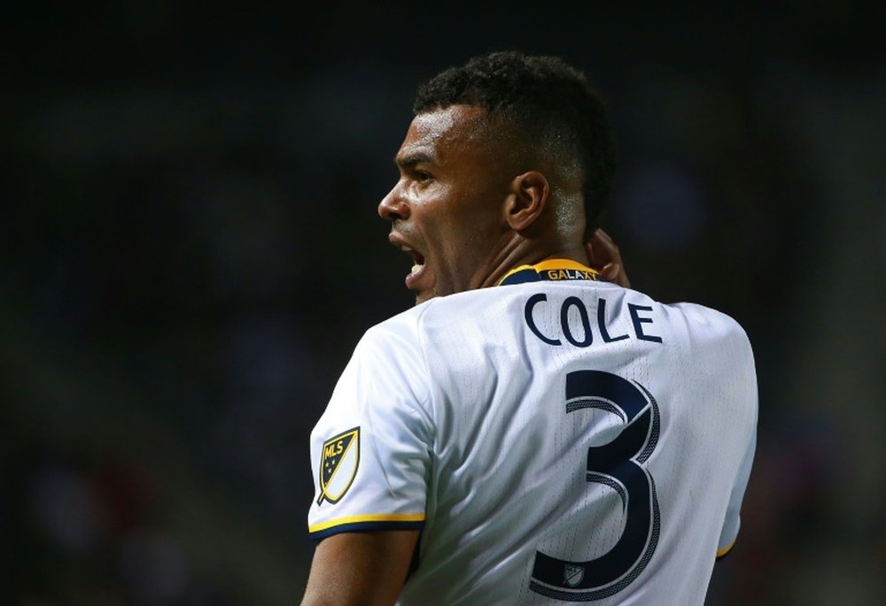 Ashley Cole llegó al Derby County procedente del LA Galaxy. AFP