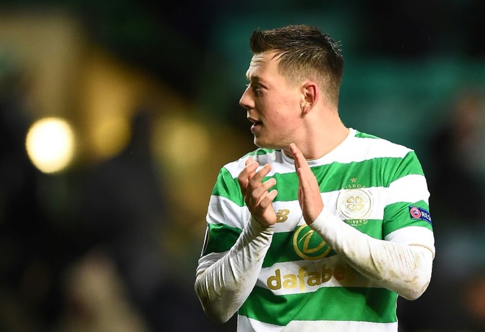 Callum McGregor had some fighting talk for Aberdeen ahead of the final. AFP