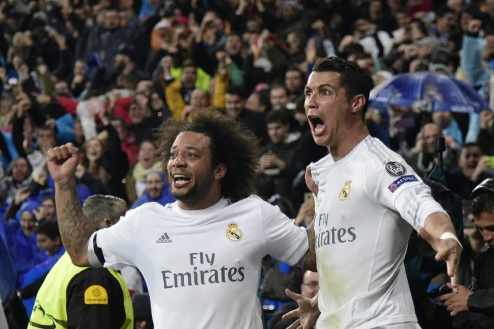 Marcelo revela o que CR7 disse. AFP