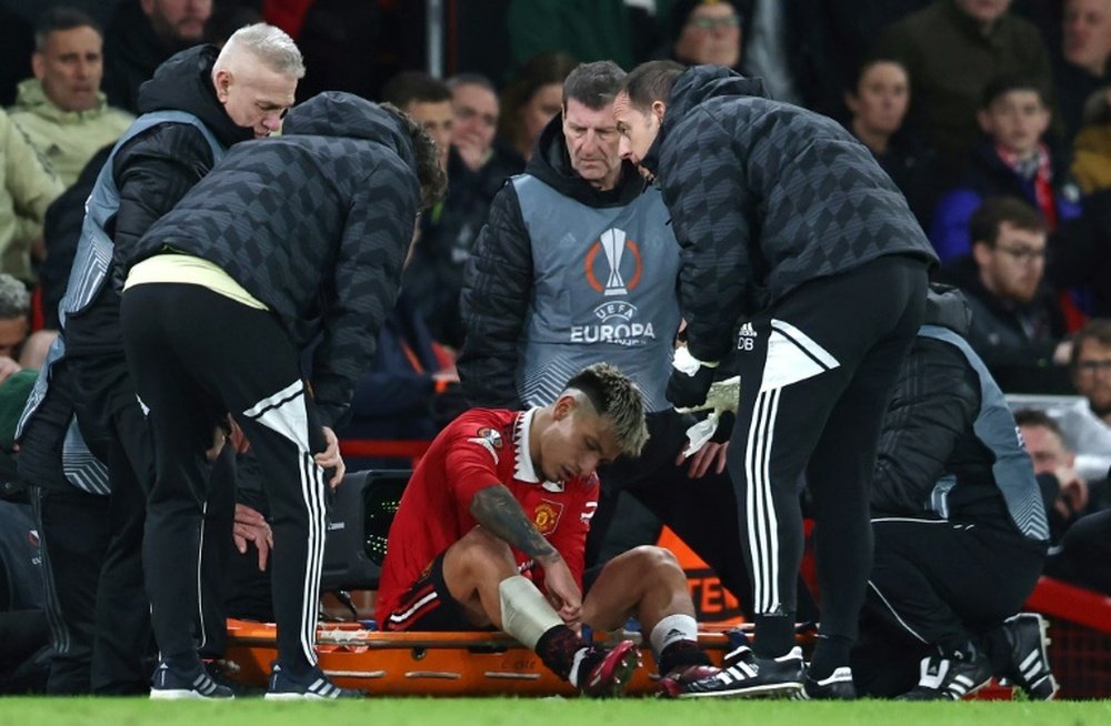 Martinez was sidelined for around eight months. AFP