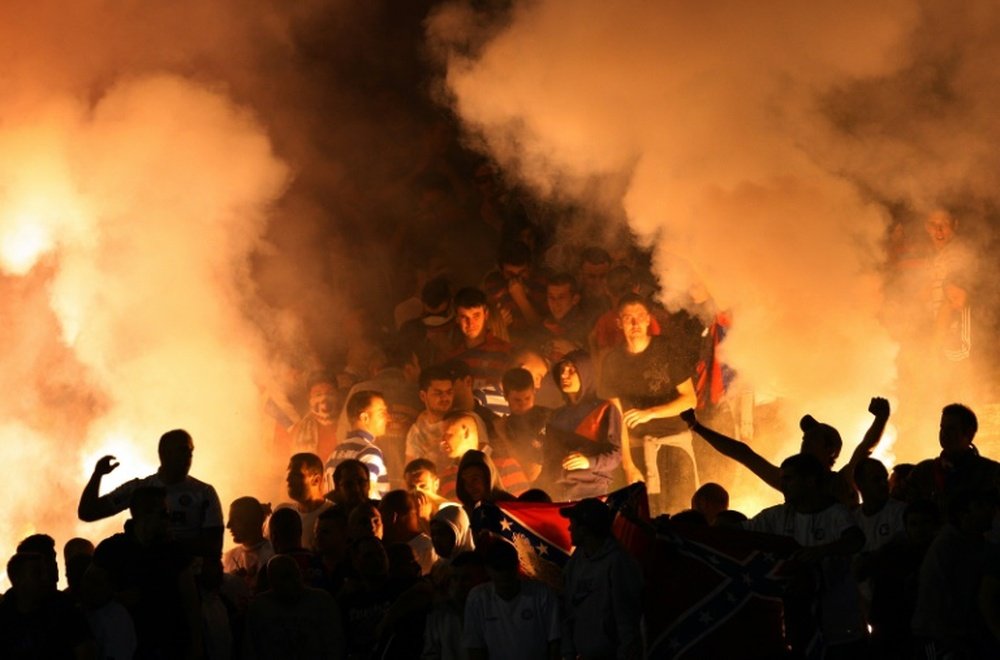 El Hajduk Split, bicampeón de la Copa de Croacia. AFP