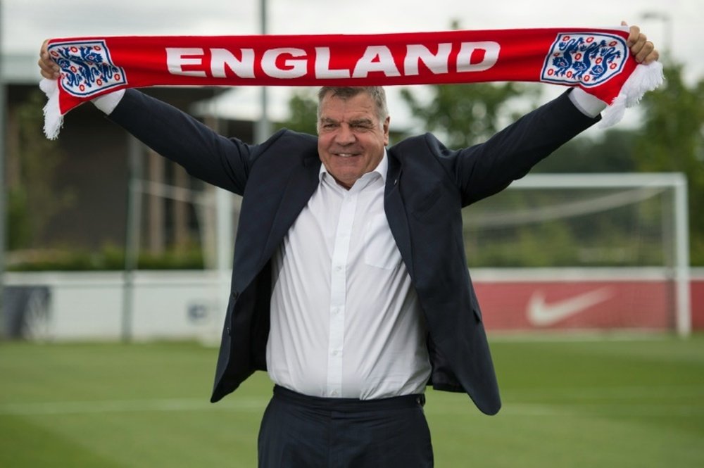 Allardyce won his one and only game in charge of England. AFP