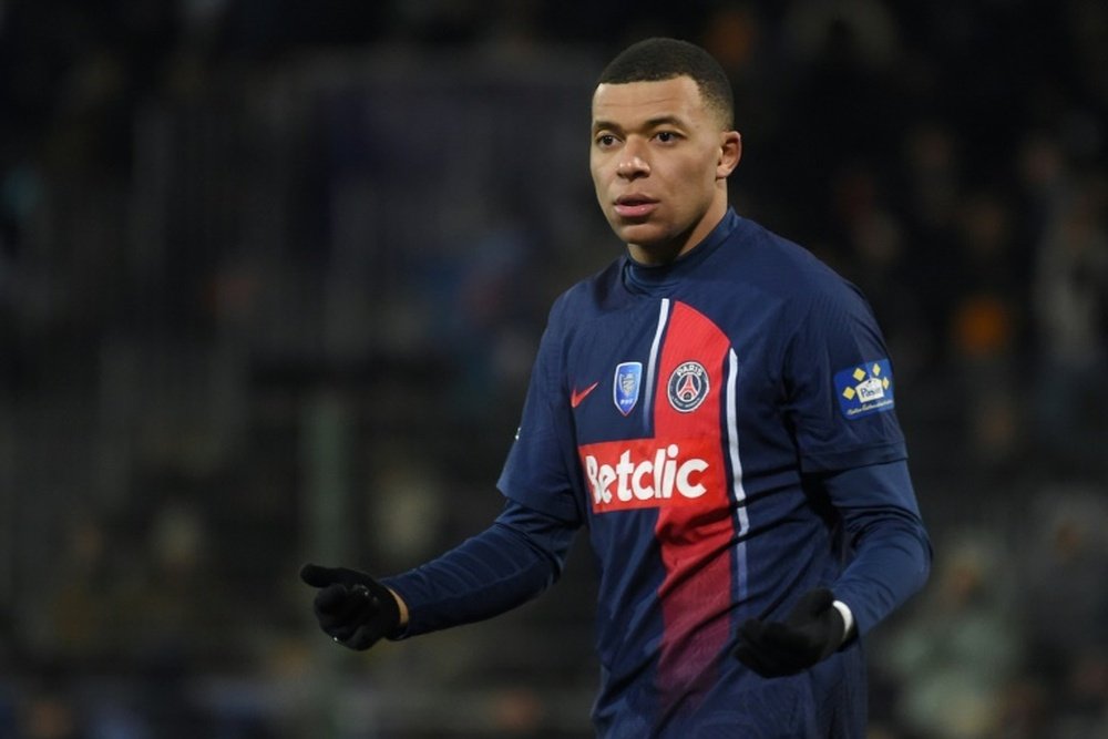 Mbappé, con el PSG