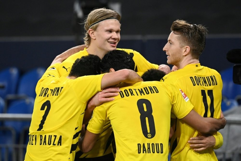 Dortmund destroy rivals Schalke. AFP