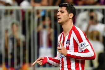 Álvaro Morata tiene que volver al Atlético Madrid. AFP