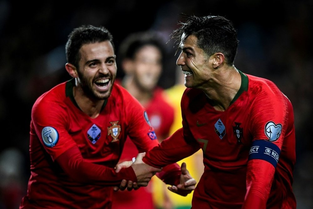 Cristiano Ronaldo et le Portugal s'amusent !. AFP