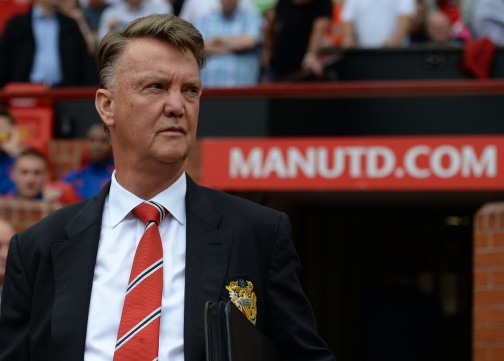 Manchester Uniteds Dutch manager Louis van Gaal arrives ahead of the English Premier League football match between Manchester United and Newcastle United at Old Trafford in Manchester, north west England, on August 22, 2015