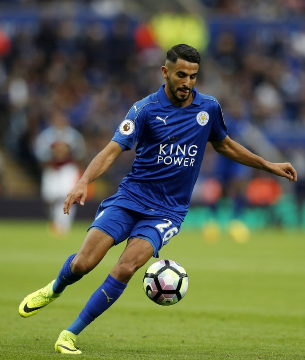 Riyad Mahrez scored the decisive goal as Leicester City beat Hull City. AFP