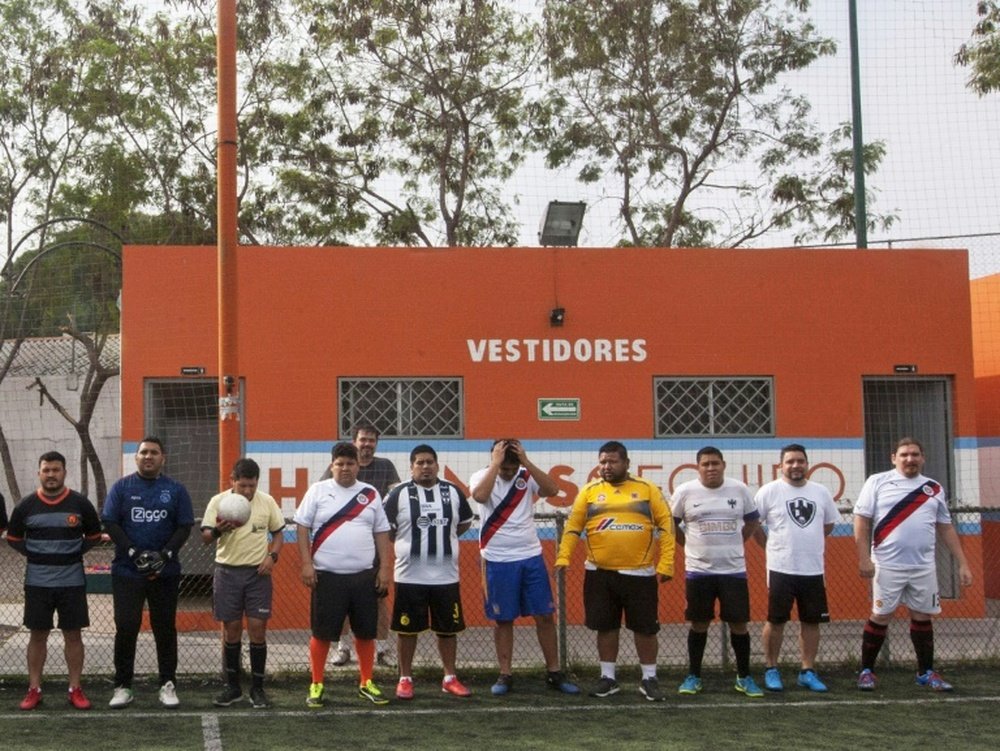 The league was organised to help players lose weight.  AFP