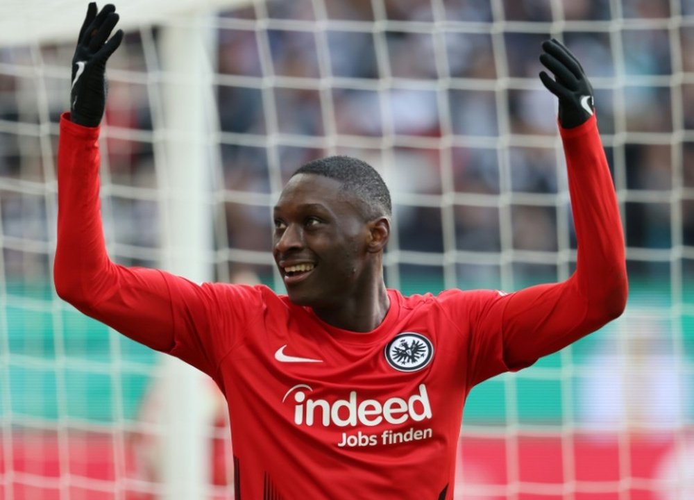 Kolo Muani could be Mbappe's replacement at PSG. AFP