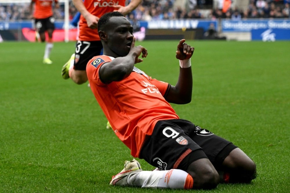 El Lorient dio un golpe de autoridad. AFP