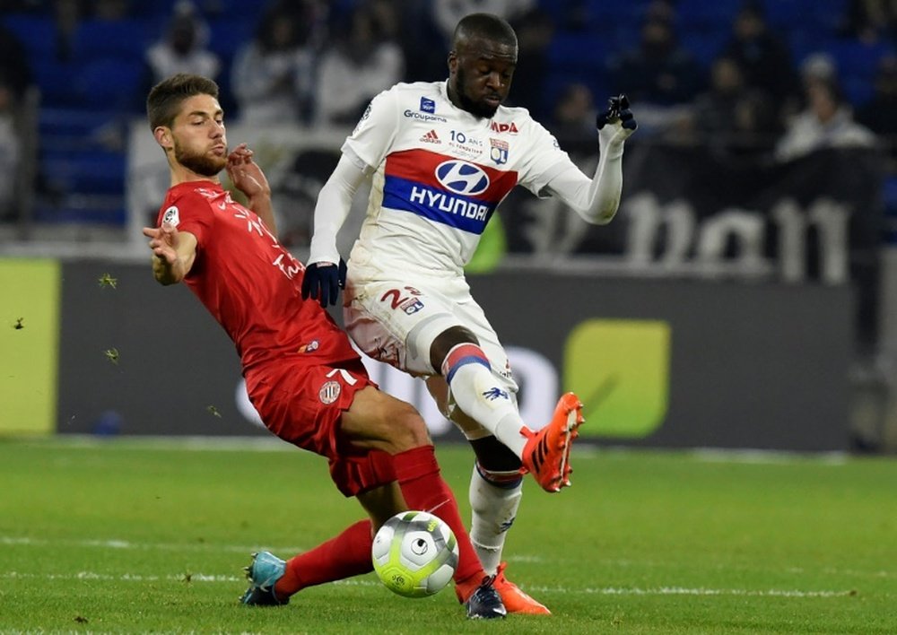 Ndombele has only played just over a season fo top flight football. AFP
