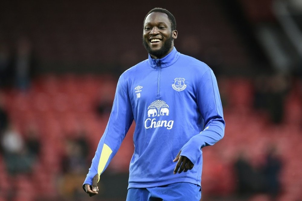 Everton have accepted Manchester United's bid for Lukaku. AFP