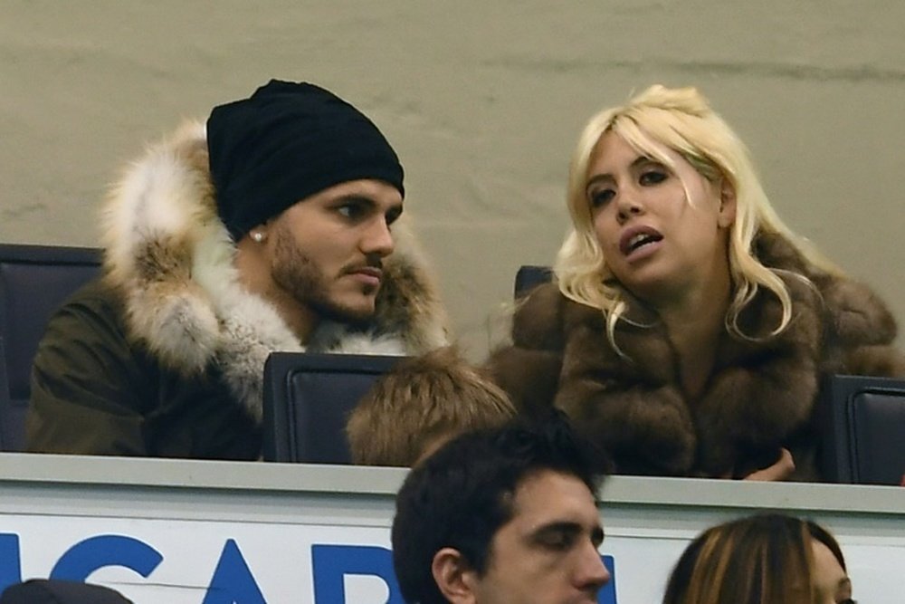 Icardi's wife/agent caused a stir with her comments. AFP