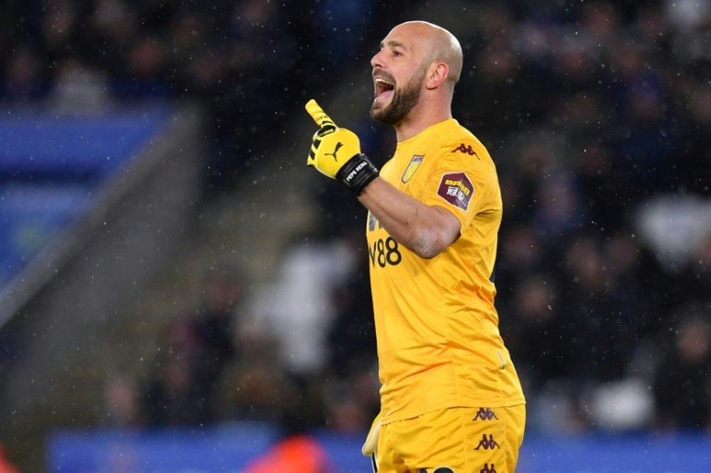 Pepe Reina pasará las pruebas médicas con la Lazio este miércoles. AFP