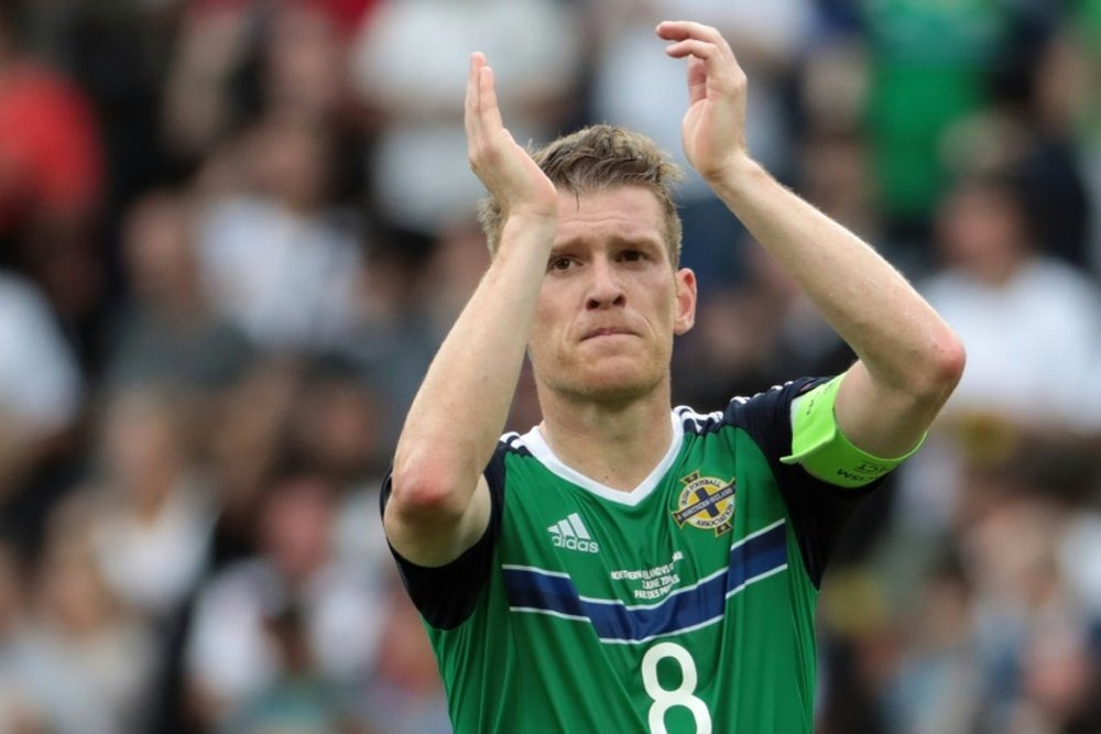 Steven Davis is sure that the future of Northern Irish football is positive. AFP