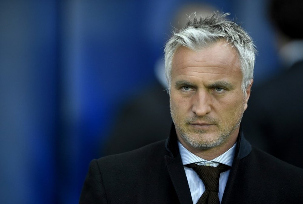 Former French international footballer David Ginola