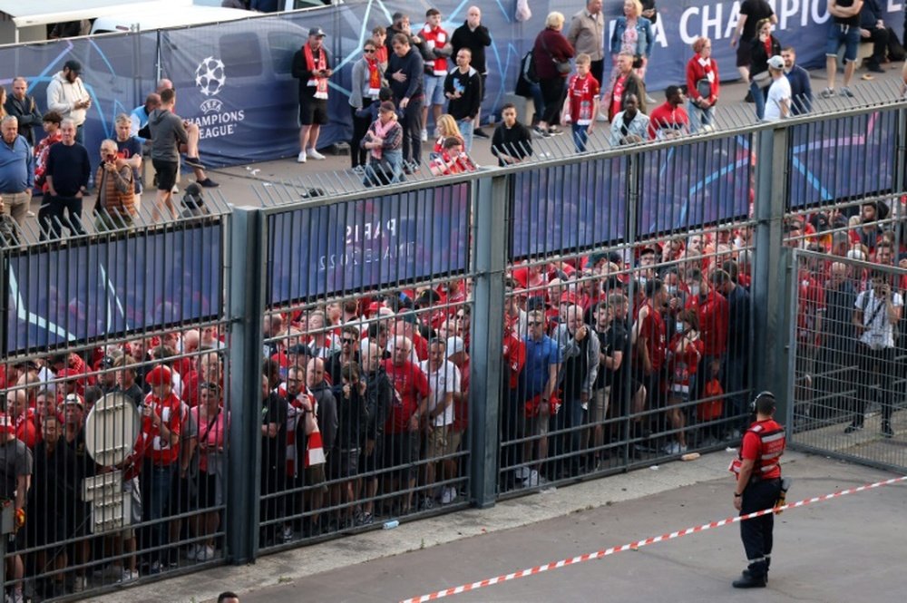 UEFA allegedly falsified evidence to protect its security unit. AFP