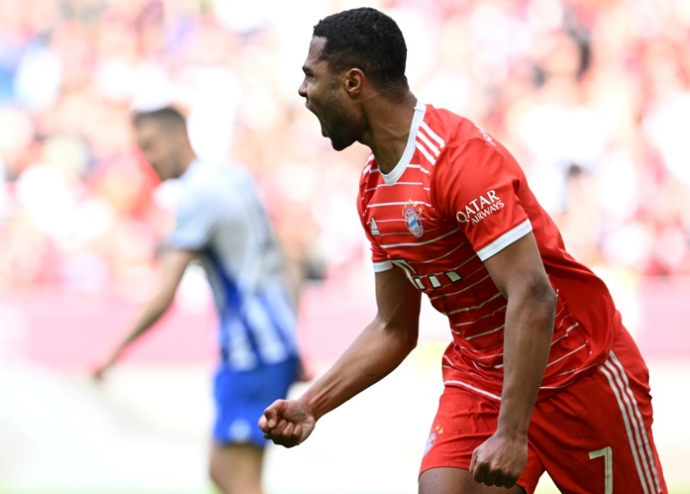 Gnabry, con la elástica del Bayern