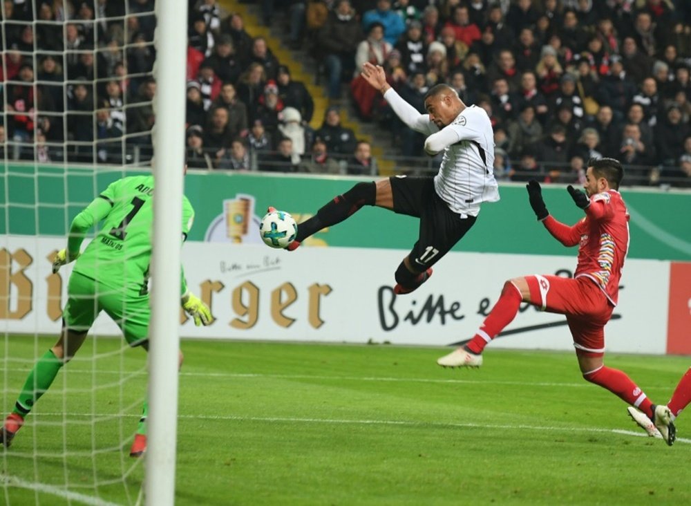Frankfurt ran out comfortable winners against a sloppy Mainz side. AFP