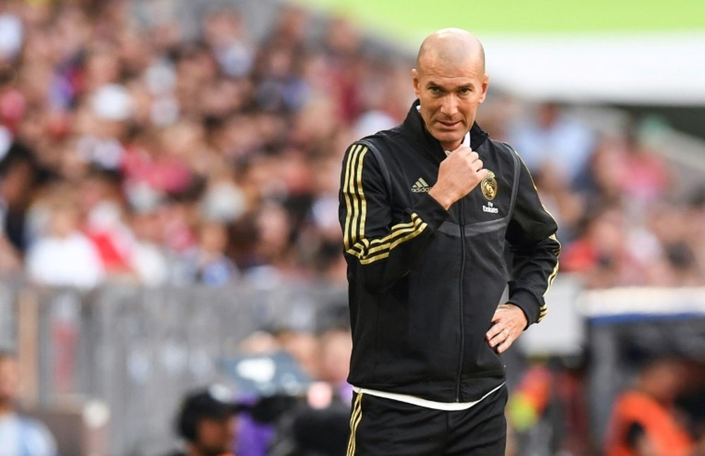 Zidane agacé par la tournure du mercato. AFP