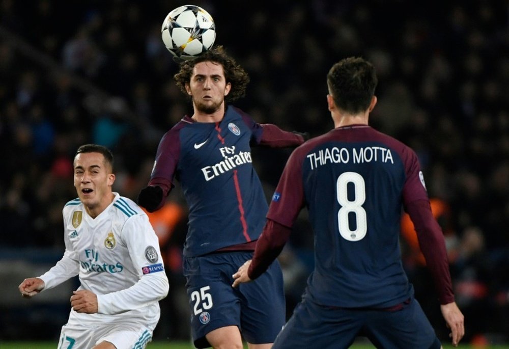 Rabiot rues first-leg errors as PSG exit Europe. AFP