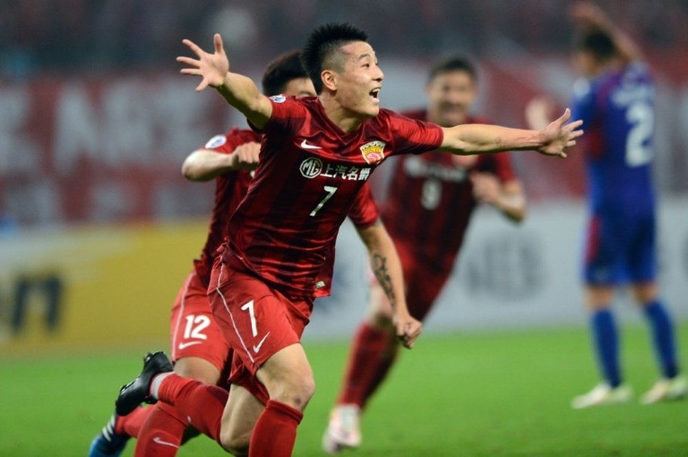 Oscar has labelled Wu Lei 'China's Maradona'. AFP